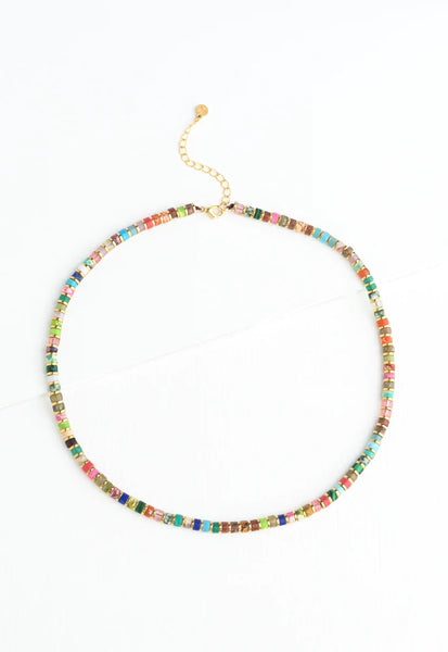 Kaleidoscope Emperor Stone Necklace