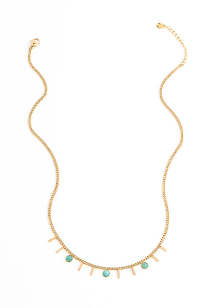 Helio Necklace in Sage