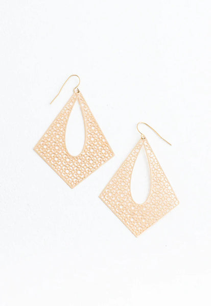 Everly Gold Filigree Dangle Earrings